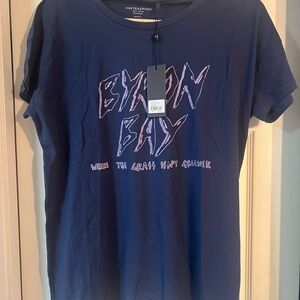 One Teaspoon Byron Bay Blue Graphic T-Shirt